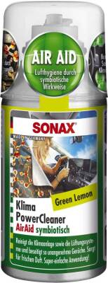 SONAX KlimaPowerCleaner AirAid symbiotisch Green Lemon