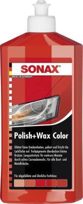 SONAX Polish+Wax Color rot