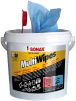 SONAX MultiWipes | 72 Stück Kunststoff-Eimer