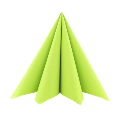 Mank Servietten 40 x 40 cm 1/4-Falz aus Linclass - Linclass: Basic LIME | 6 x 50 Stk.