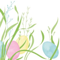 Mank Servietten 40 x 40 cm 1/4-Falz aus Linclass - Ostern...