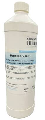 Ranisan AS | 1 Liter | Alkalischer Aktivschaumreiniger zur Reinigung von Schwimmbecken RESTPOSTEN