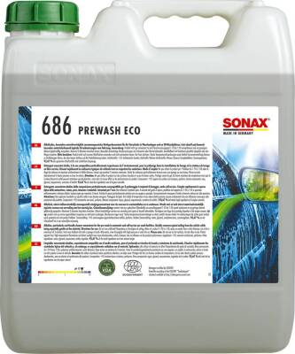 SONAX PreWash ECO - ECOCERT DETERGENT | 10 l Kunststoff-Kanister