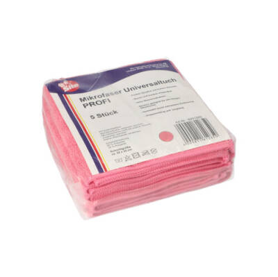 Microfasertücher "Profi" |  rosa | 32 cm x 32 cm | Pack à 5  Stk
