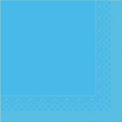 Mank Tissue-Servietten 40 x 40 cm 1/4 Falz - BAISC AQUA-BLAU | 6 x 100 Stk.