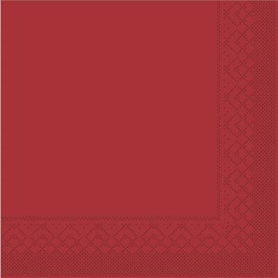 Mank Tissue-Servietten 40 x 40 cm 1/4 Falz - BASIC BORDEAUX | 6 x 100 Stk.