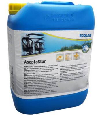 ECOLAB® AseptoStar | 12 kg | alkalischer, chlorhaltiger Desinfektionsreiniger