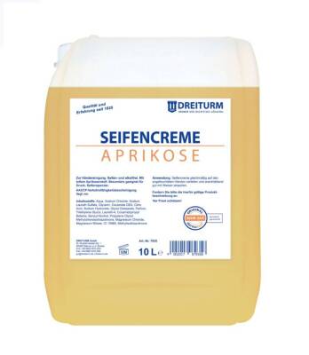 Dreiturm SEIFENCREME | Aprikose | 10 Liter