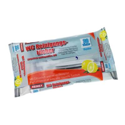Reinex Feuchte WC-Reinigungstücher 30-er