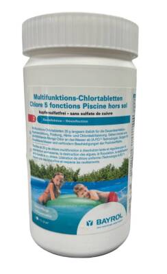 Bayrol Multifunktions-Chlortablette 20 g |  1 kg Dose