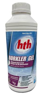 HTH Borkler Gel | Reiniger für die Wasserlinie | 1 Liter