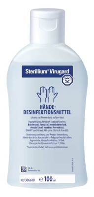 Sterillium®  Virugard | 100 ml | Händedesinfektionsmittel |  farbstoff- und parfümfrei